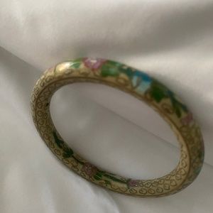 Cloisonné bangle bracelets